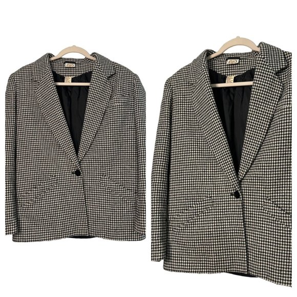 VTG Wool Blend Ladies Career - Business - Stylish Button Closure Blazer Size 8 - Picture 1 of 6